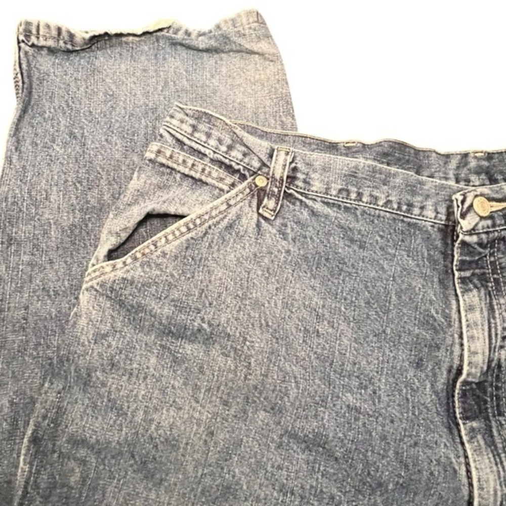 Wrangler Carpenter Jeans Adult 40x30 Blue Denim Relaxed Fit Straight Leg 94LSWDV - Picture 3 of 13
